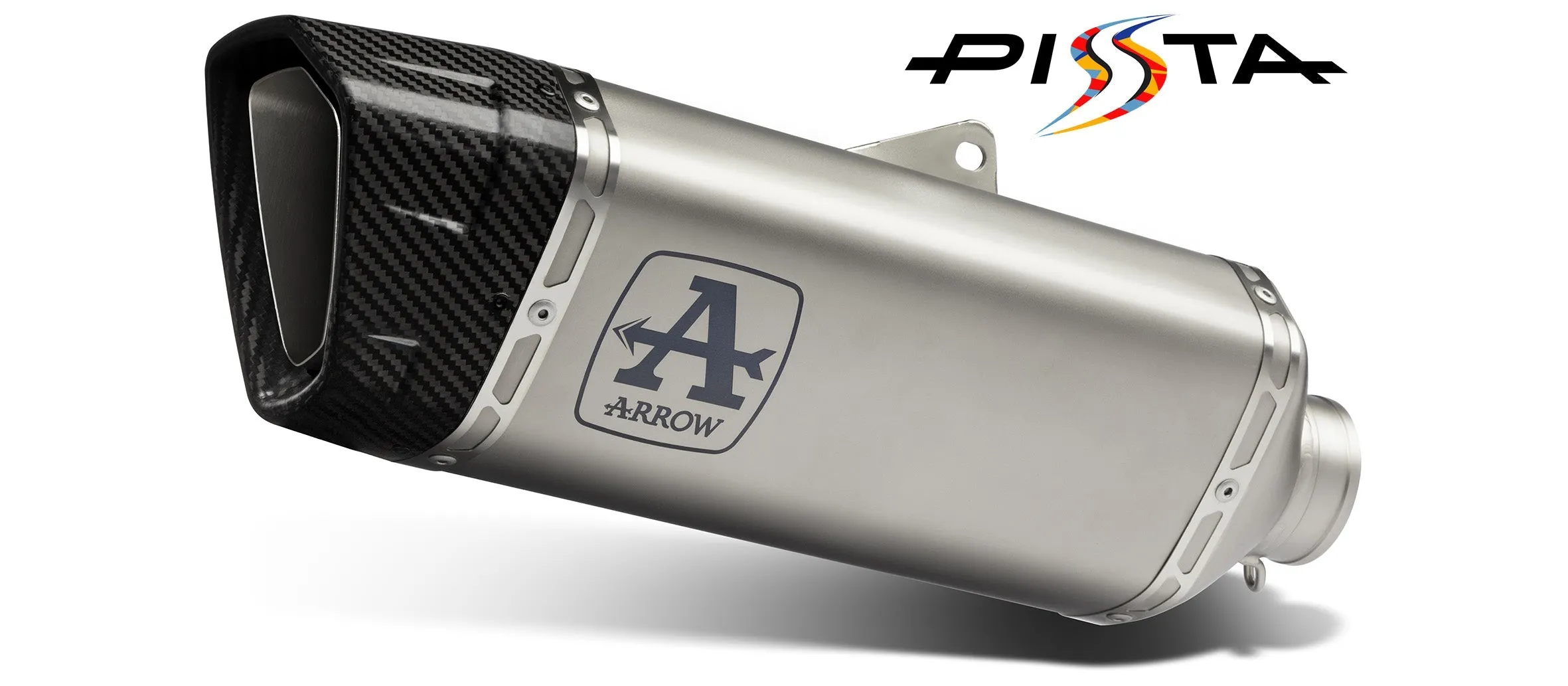 71002PT  Arrow Aprilia RSV 4 1100 Factory 19-20 St.Steel Link Pipe Titanium Pista Silencer With Carbon End Cap And Db Killer