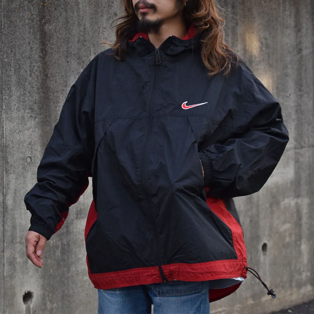 90’s NIKE swoosh バックロゴ ナイロンジャケット 231122