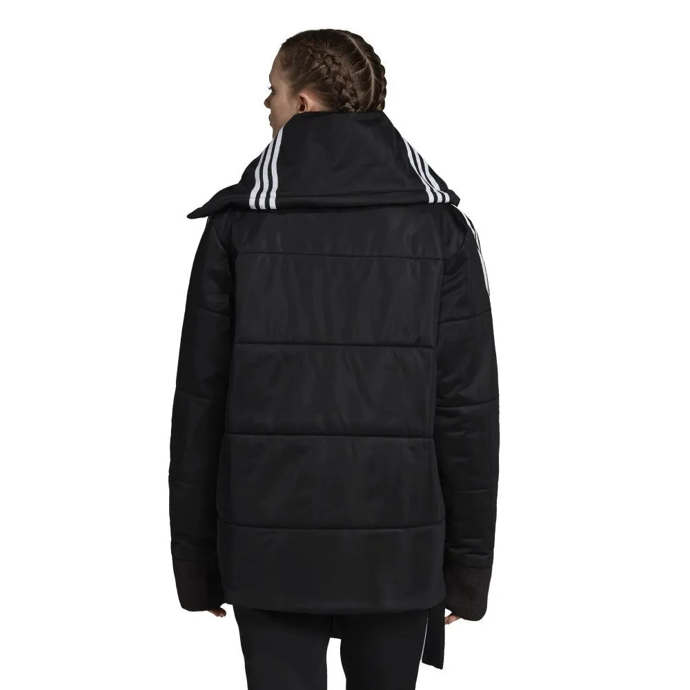ADIDAS WOMENS PUFFER TRACK JACKET EC1916 BLACK PIUMINO DONNA