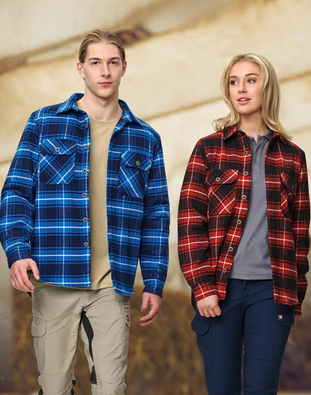 Adults Quilted Flannel Shirt (WS-WT07)