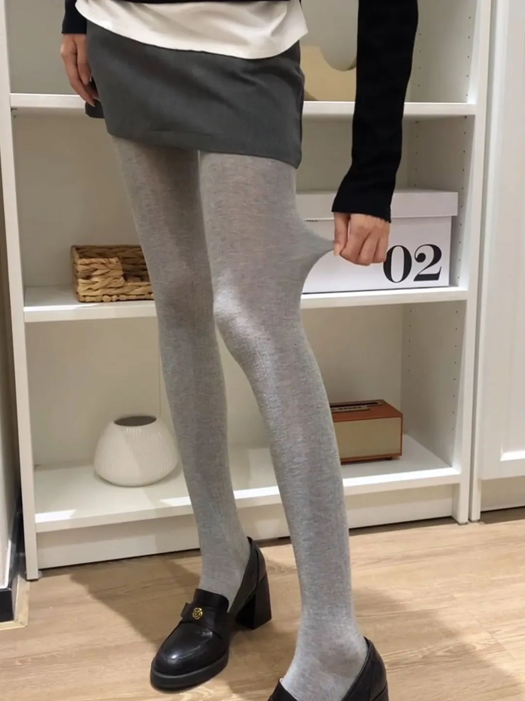 Alice Ribbed Tights