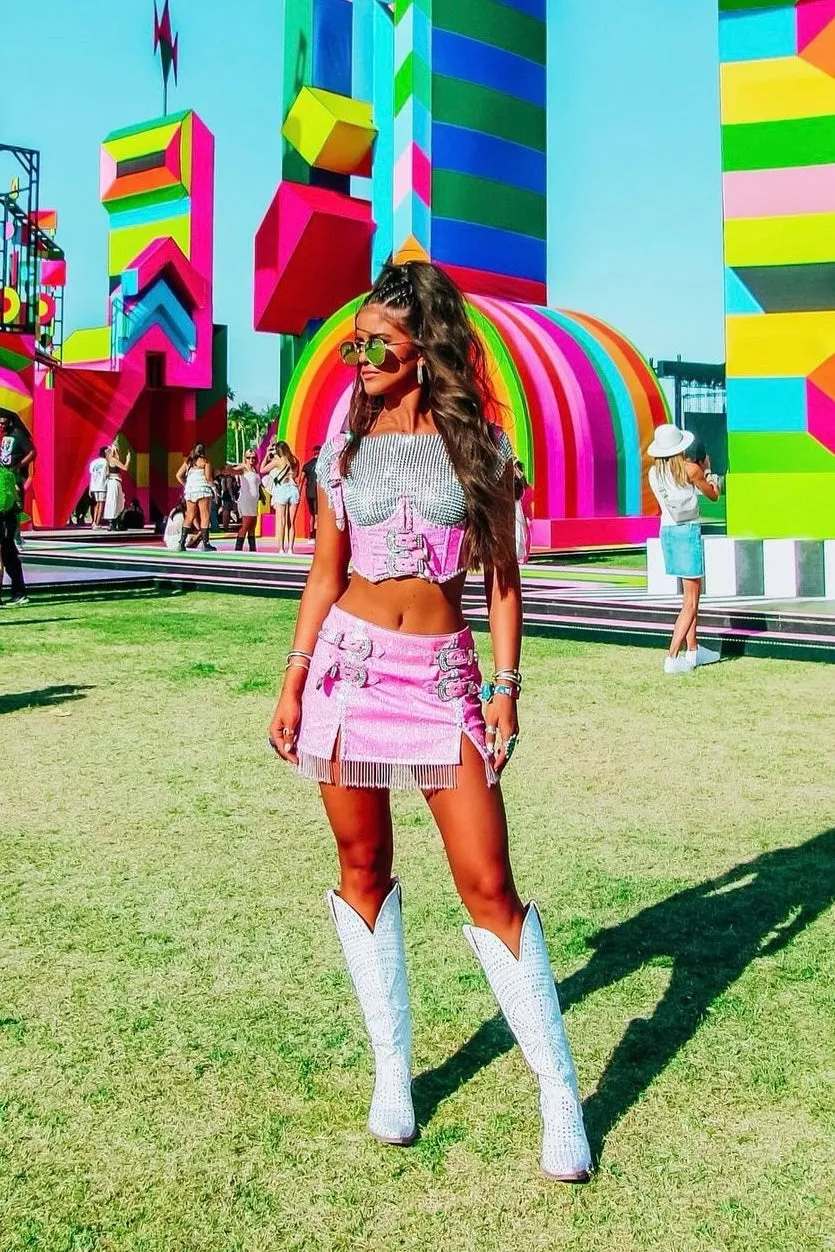 AS SEEN ON ALLISON CLAIRE!! She's a Stunner" Rhinestone Tank in Clear