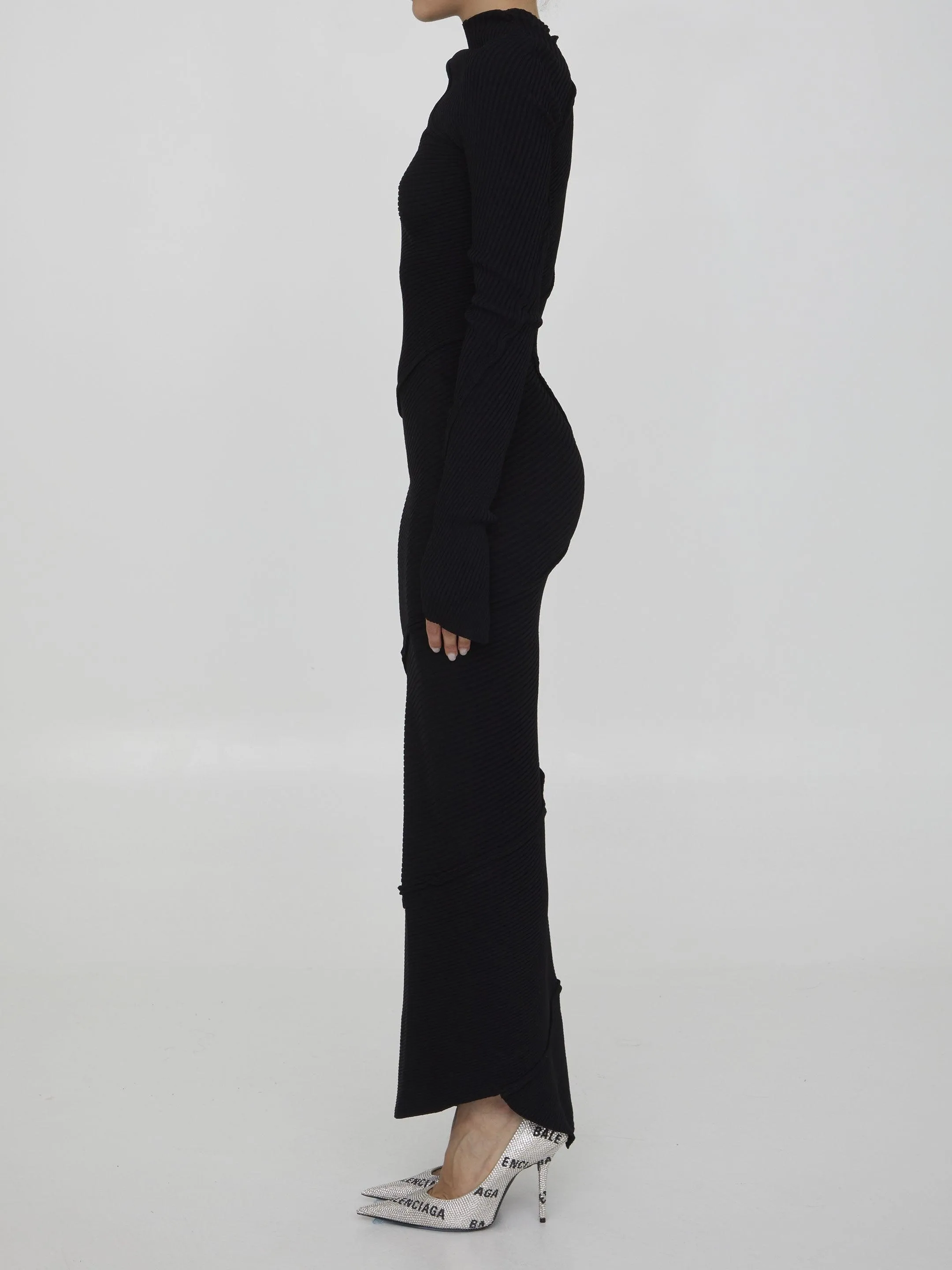 Balenciaga Spiral Maxi Dress