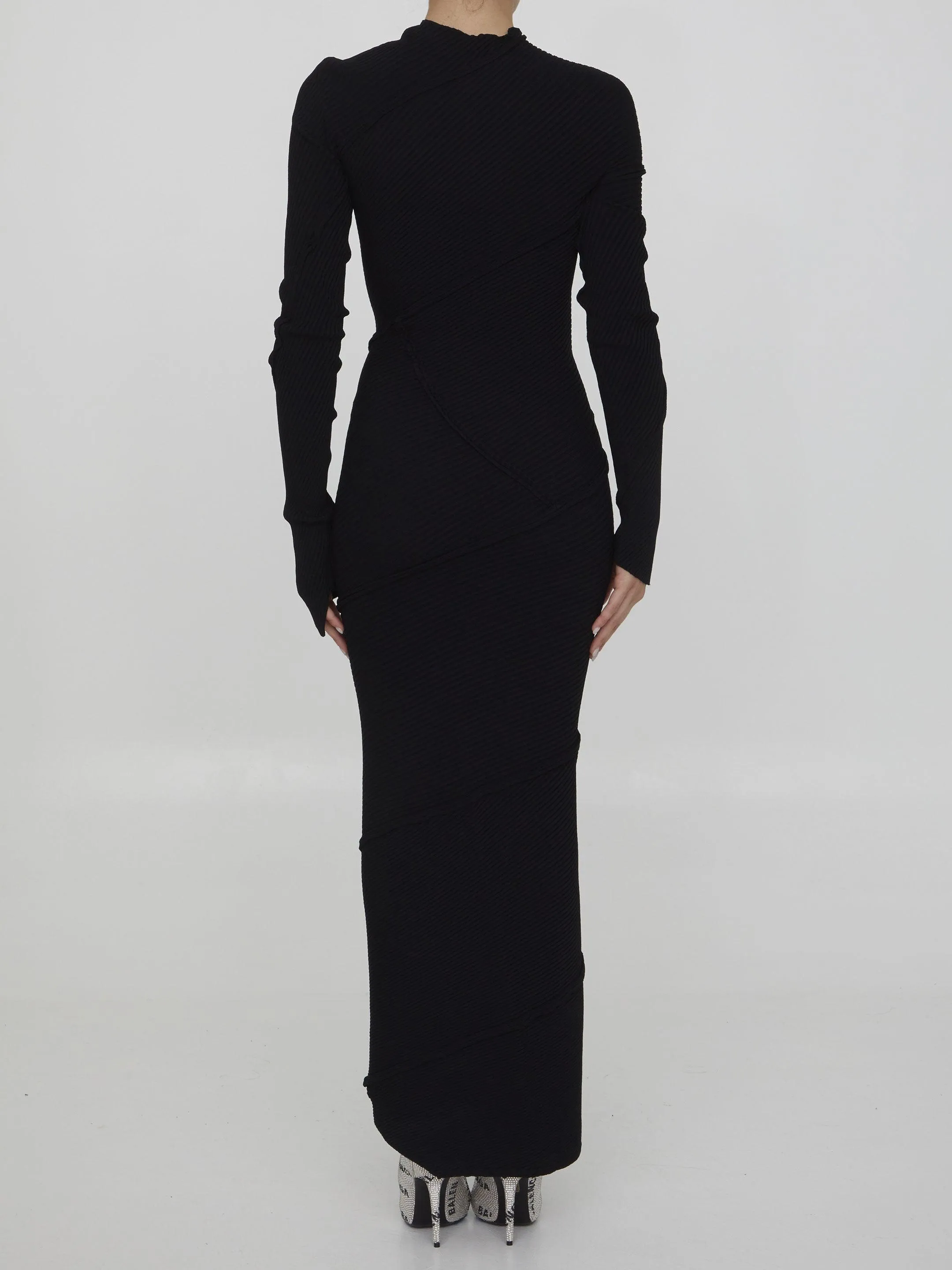 Balenciaga Spiral Maxi Dress