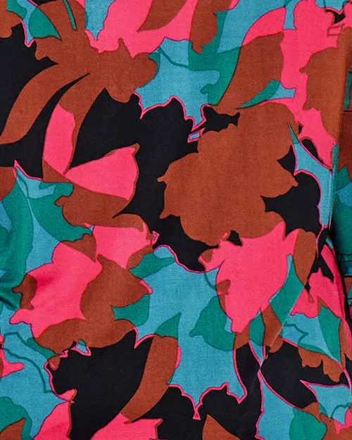 Belle Printed Top | Purple