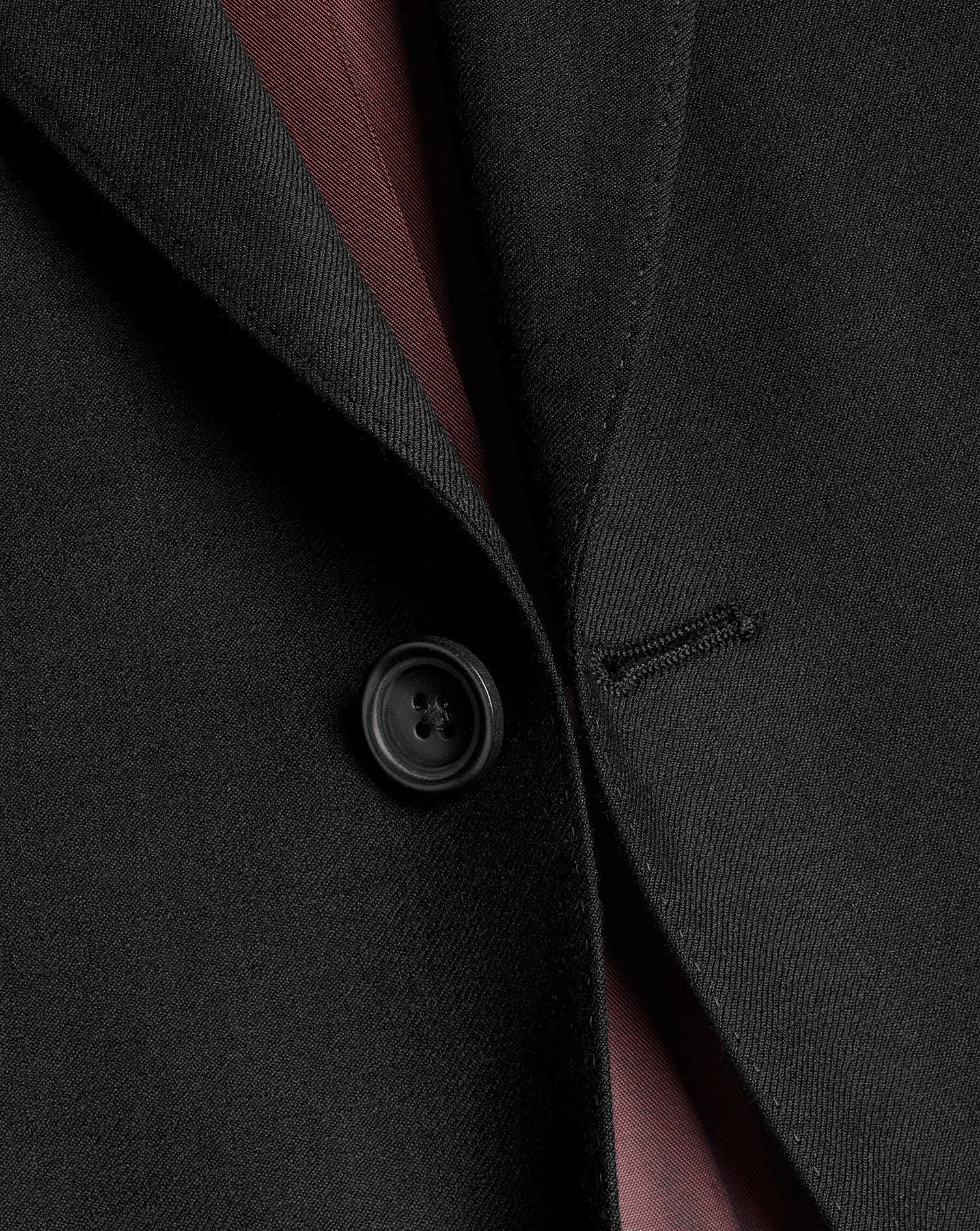 BLACK SLIM FIT TWILL NATURAL STRETCH BLAZER