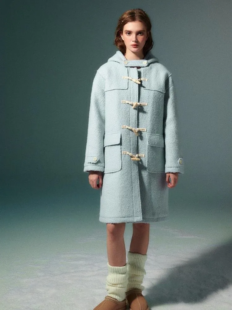 Blue wool coat【s0000004539】