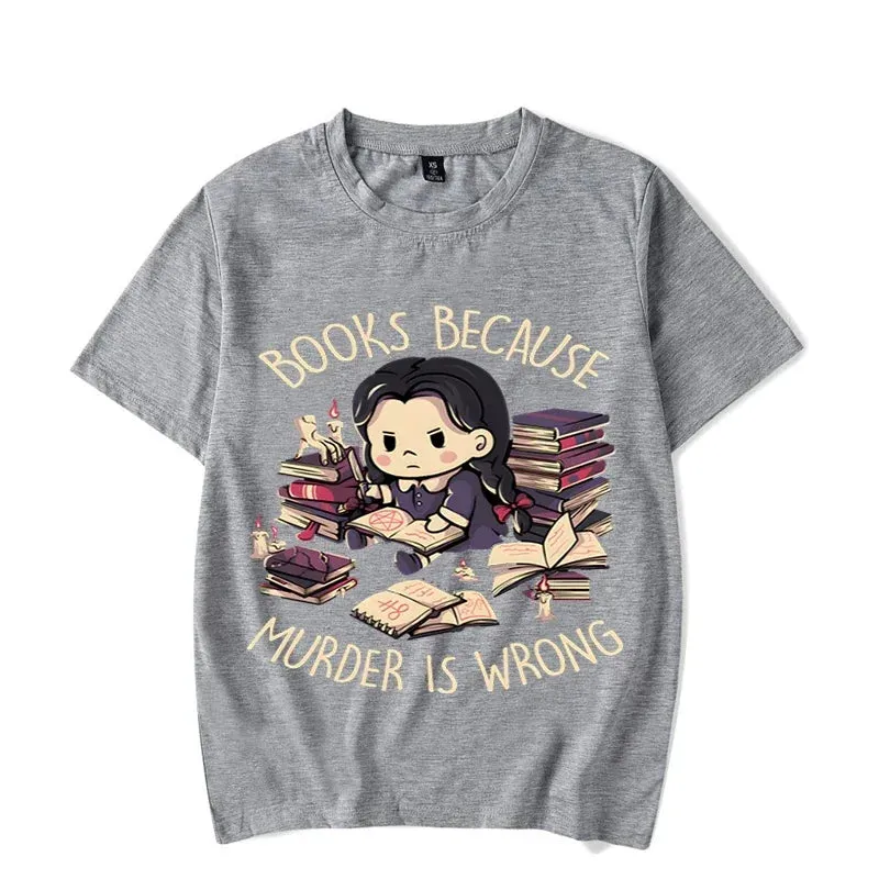 'Books First' Black Harajuku Alt Goth T-Shirt