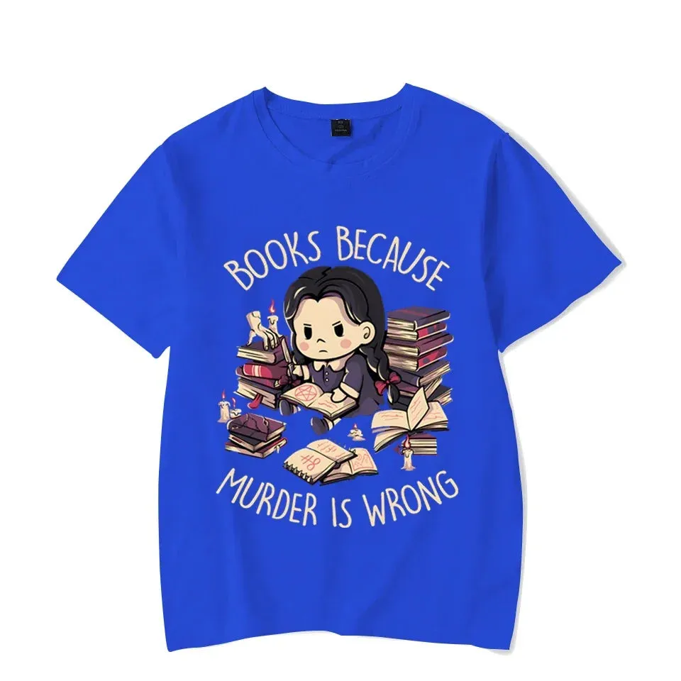 'Books First' Black Harajuku Alt Goth T-Shirt