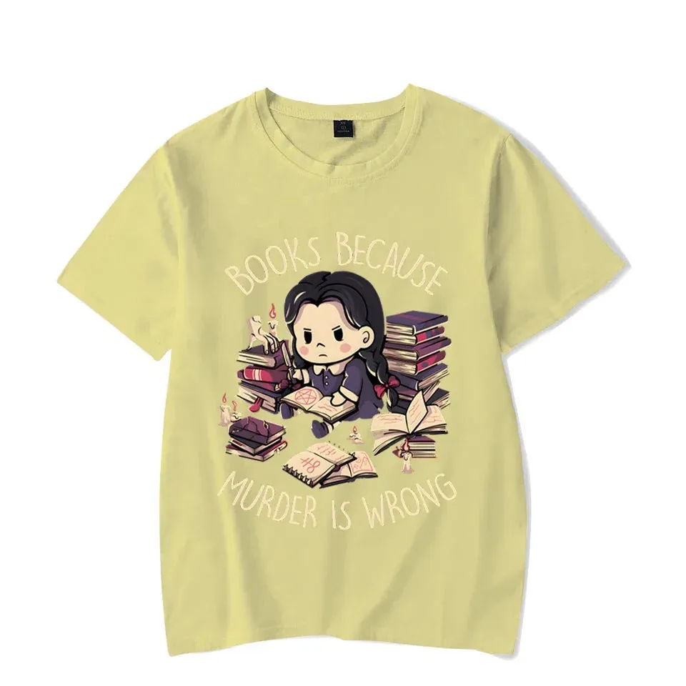'Books First' Black Harajuku Alt Goth T-Shirt