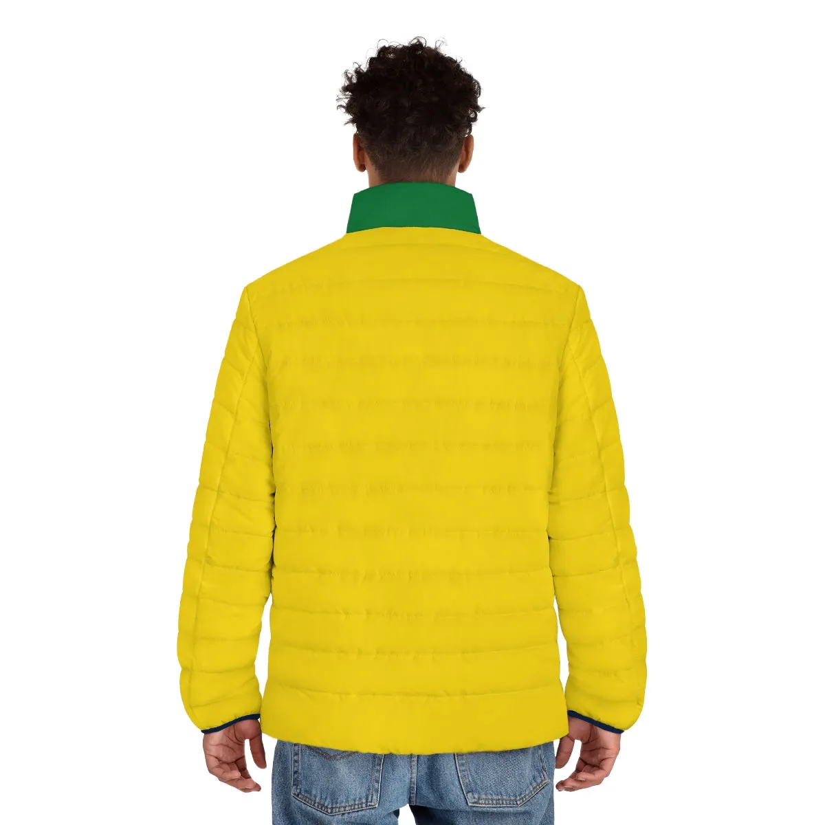 Brazil National Team | Retro Soccer Puffer Jacket