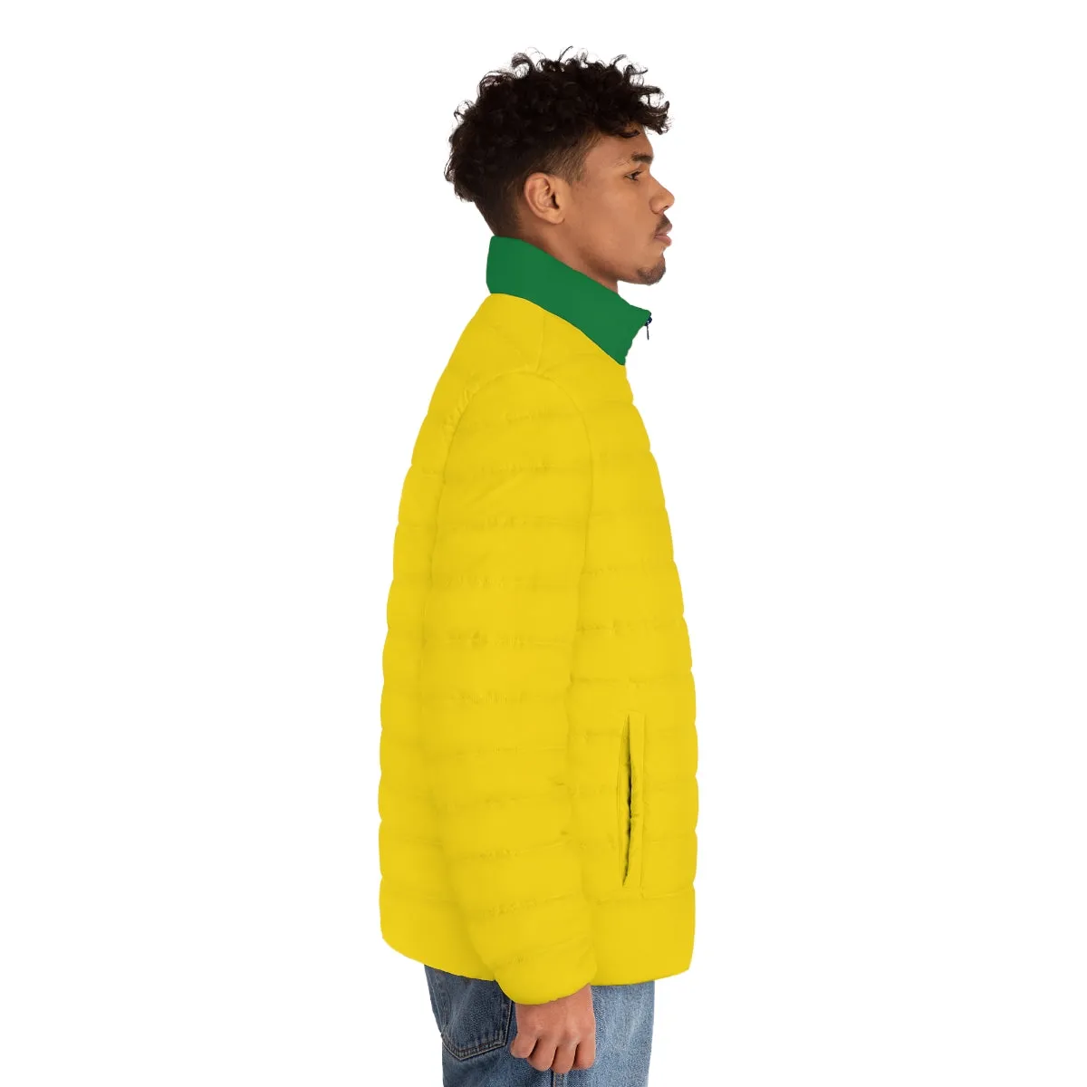 Brazil National Team | Retro Soccer Puffer Jacket