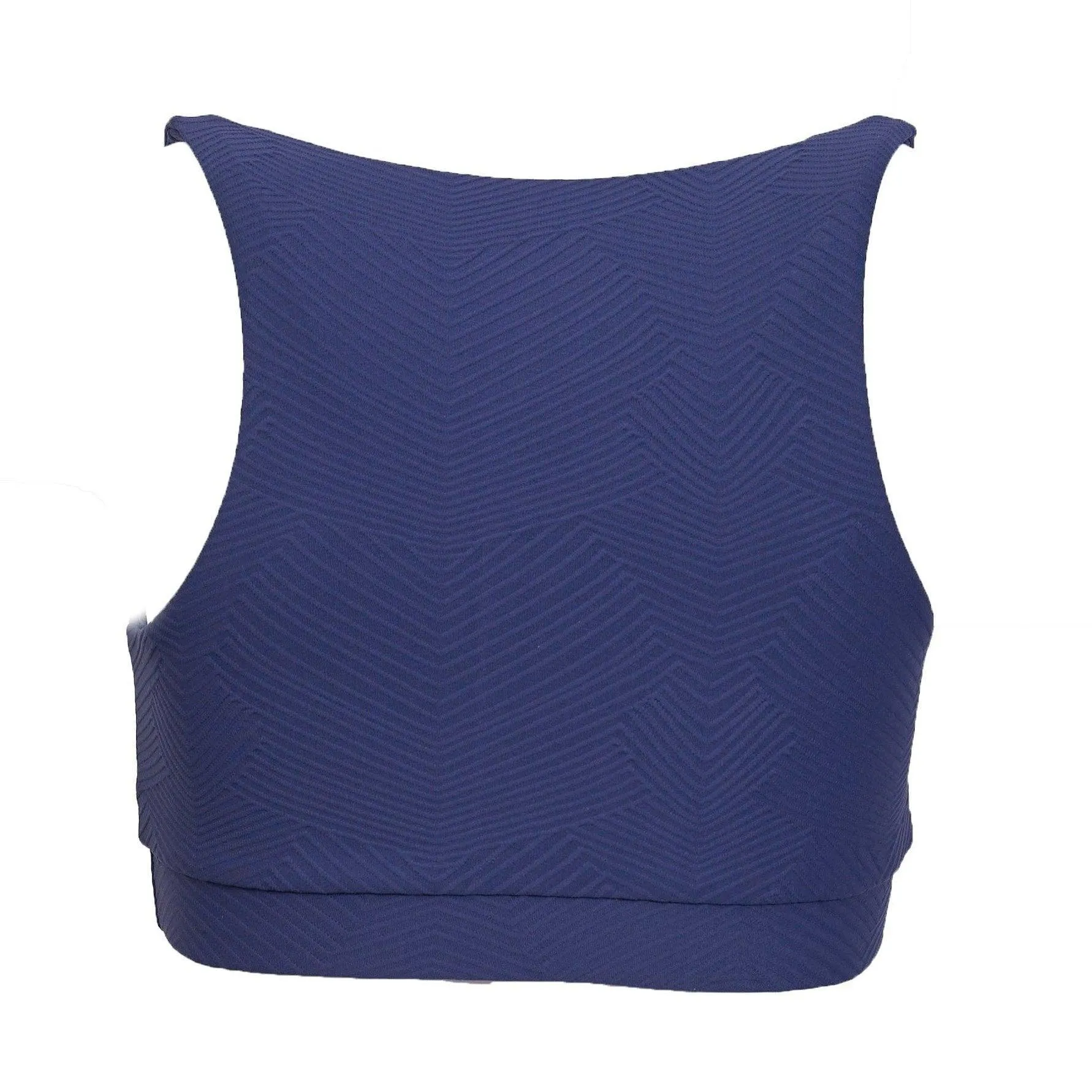 Classic Performance Bra Top - Ink Ridges Pattern