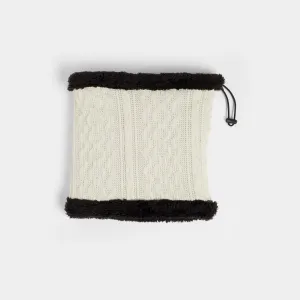 Convertible Snood with Sherpa - Cream