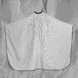 Cutting Cape, Grey and White Stripes