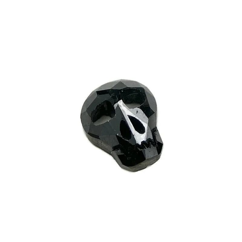 DIA158 Carved Black Diamond Skull