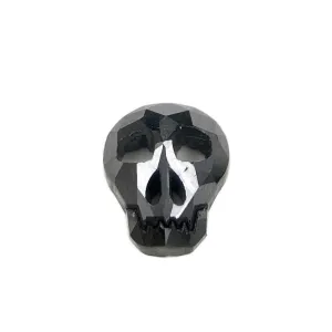 DIA158 Carved Black Diamond Skull