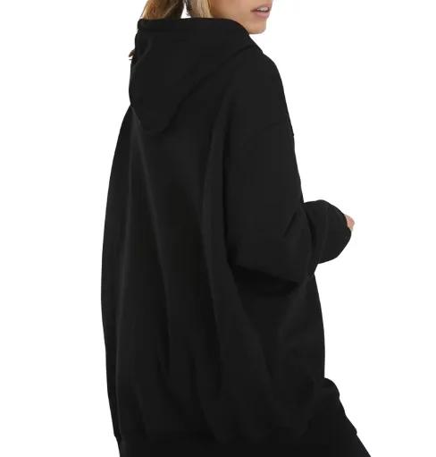 Eagle Logo Black Premium Quality Hoodie For Men & Women
