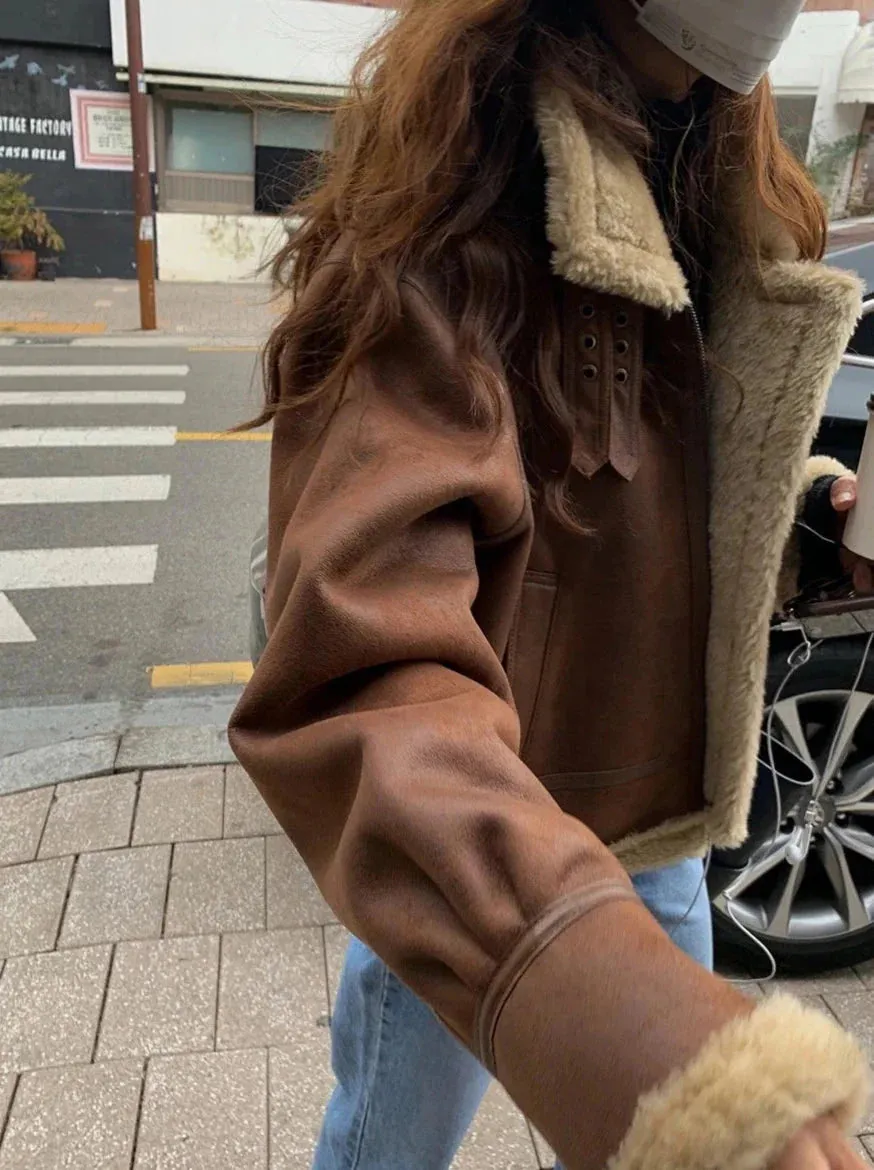 Fashionkova Sadie Faux Leather Jacket