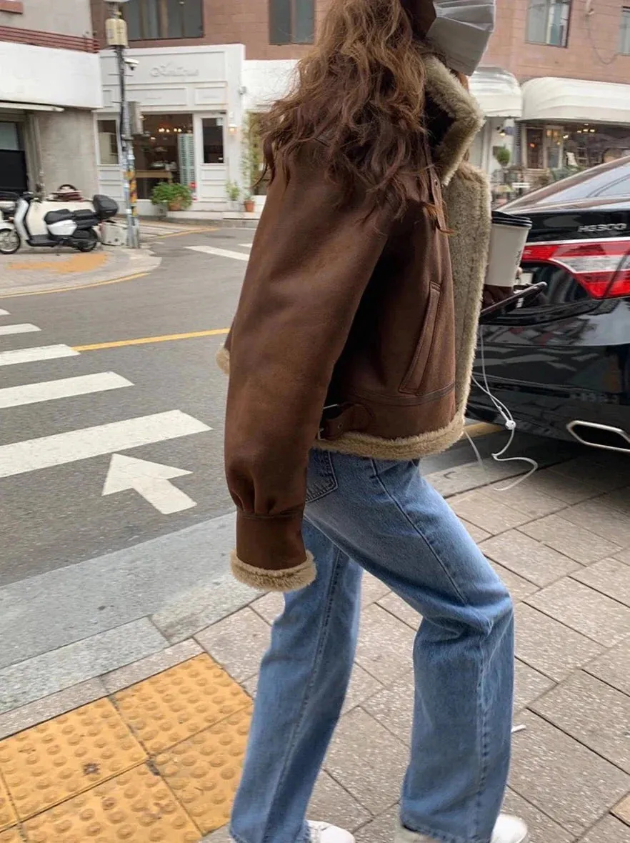 Fashionkova Sadie Faux Leather Jacket