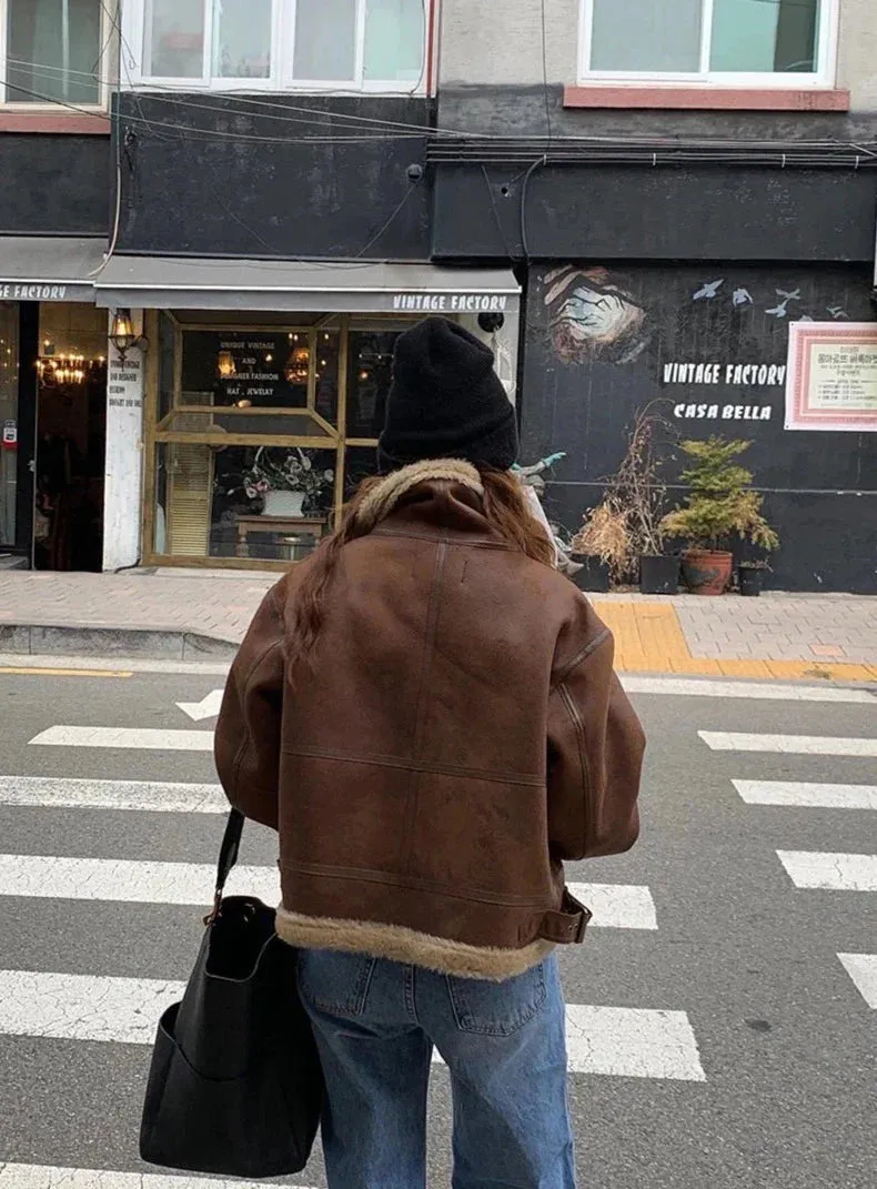 Fashionkova Sadie Faux Leather Jacket