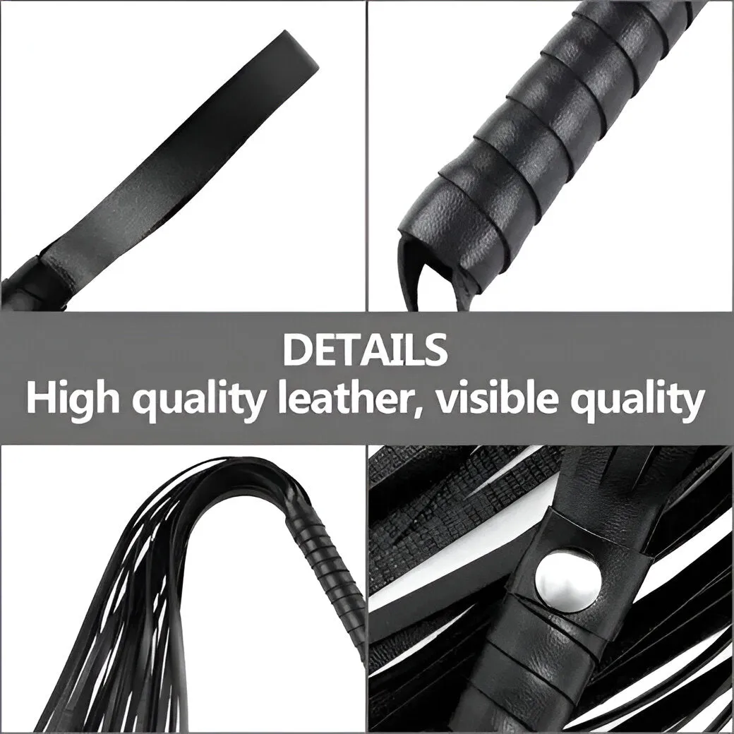 Faux Leather Whips and Rivets for Costume kit