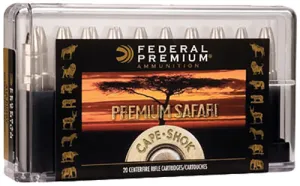 Federal P458SA Cape-Shok 458 Winchester Magnum Swift A-Frame 500 GR 20Box/10Case
