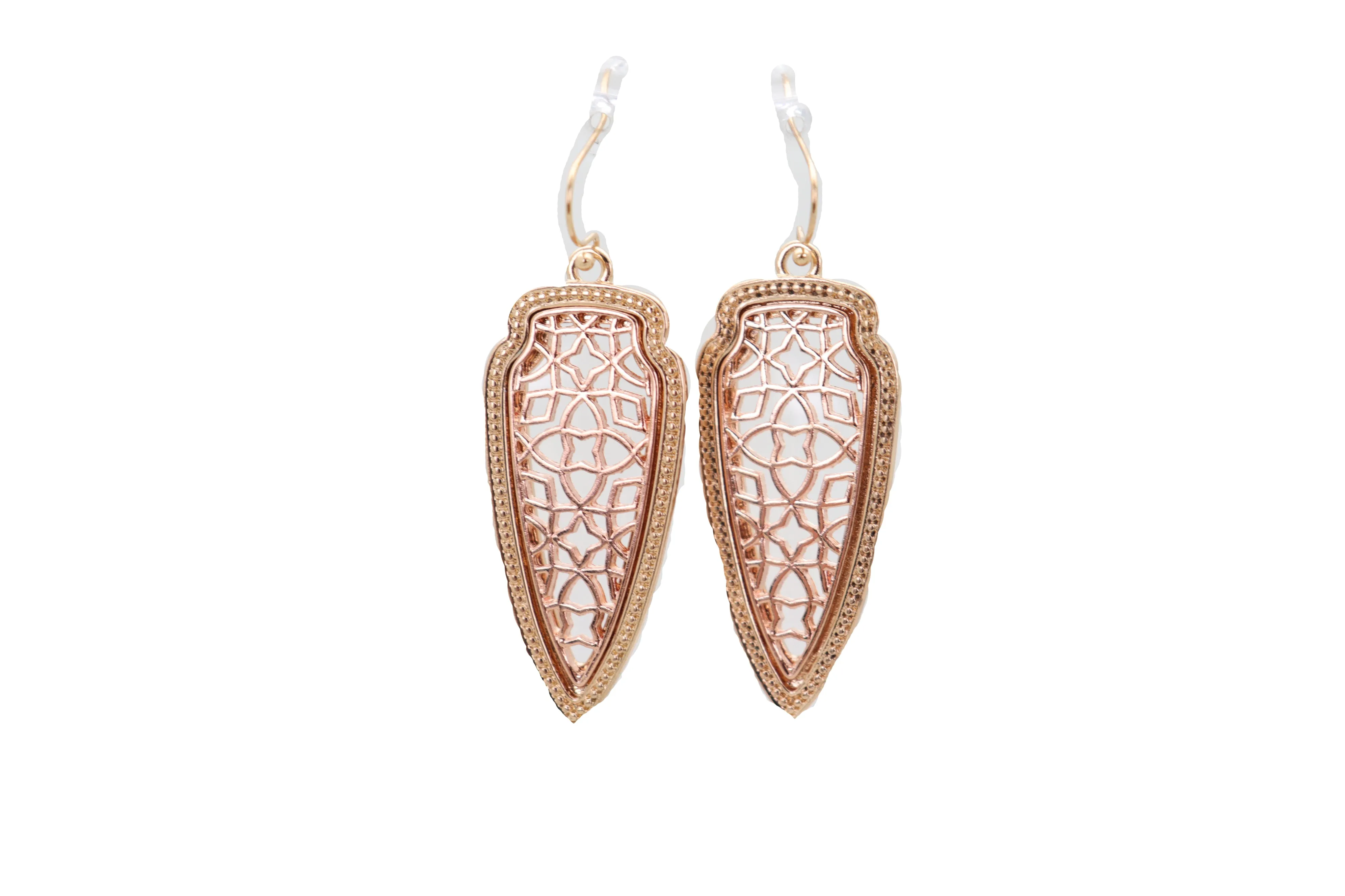 Filagree Arrowhead Dangle Earrings