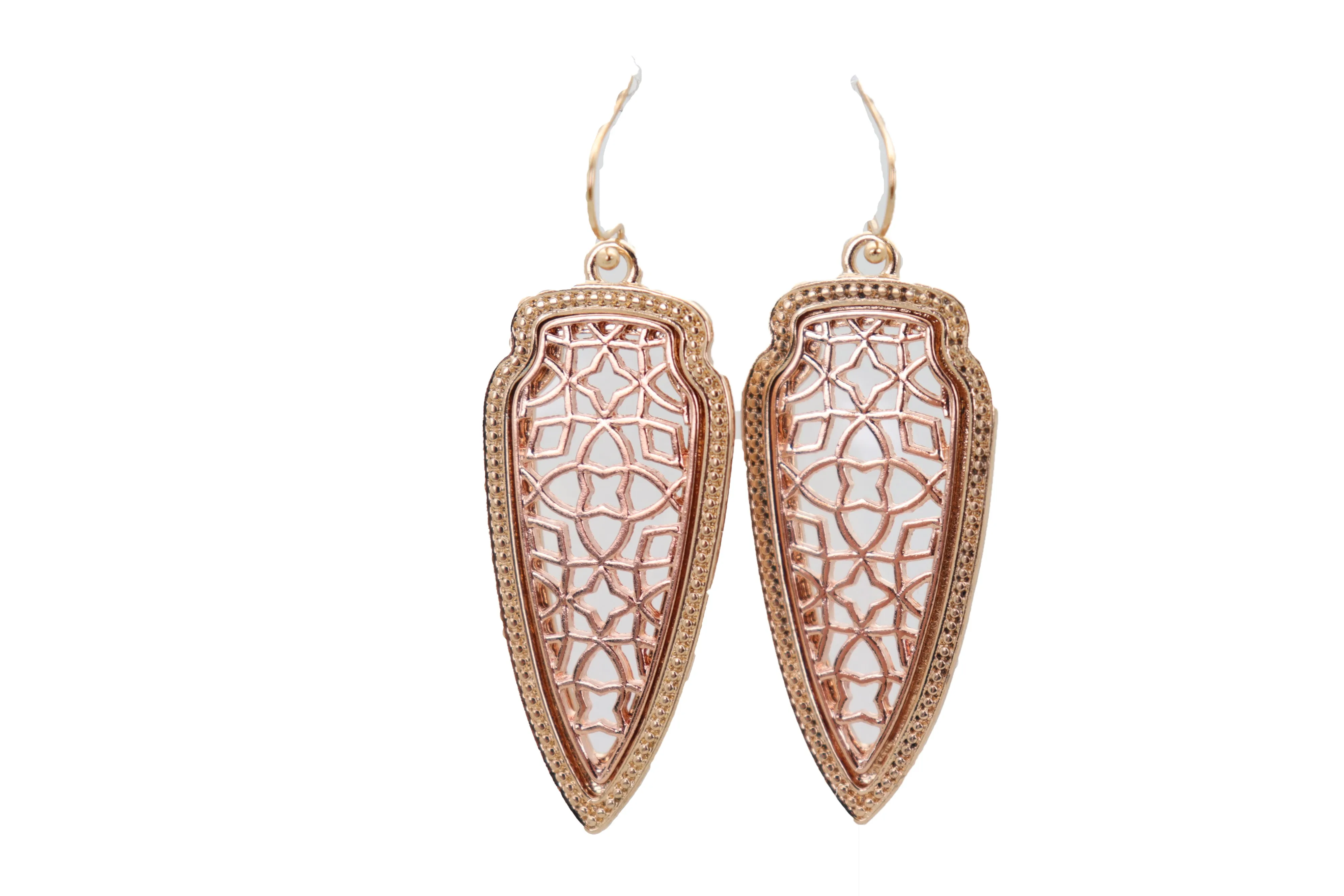 Filagree Arrowhead Dangle Earrings