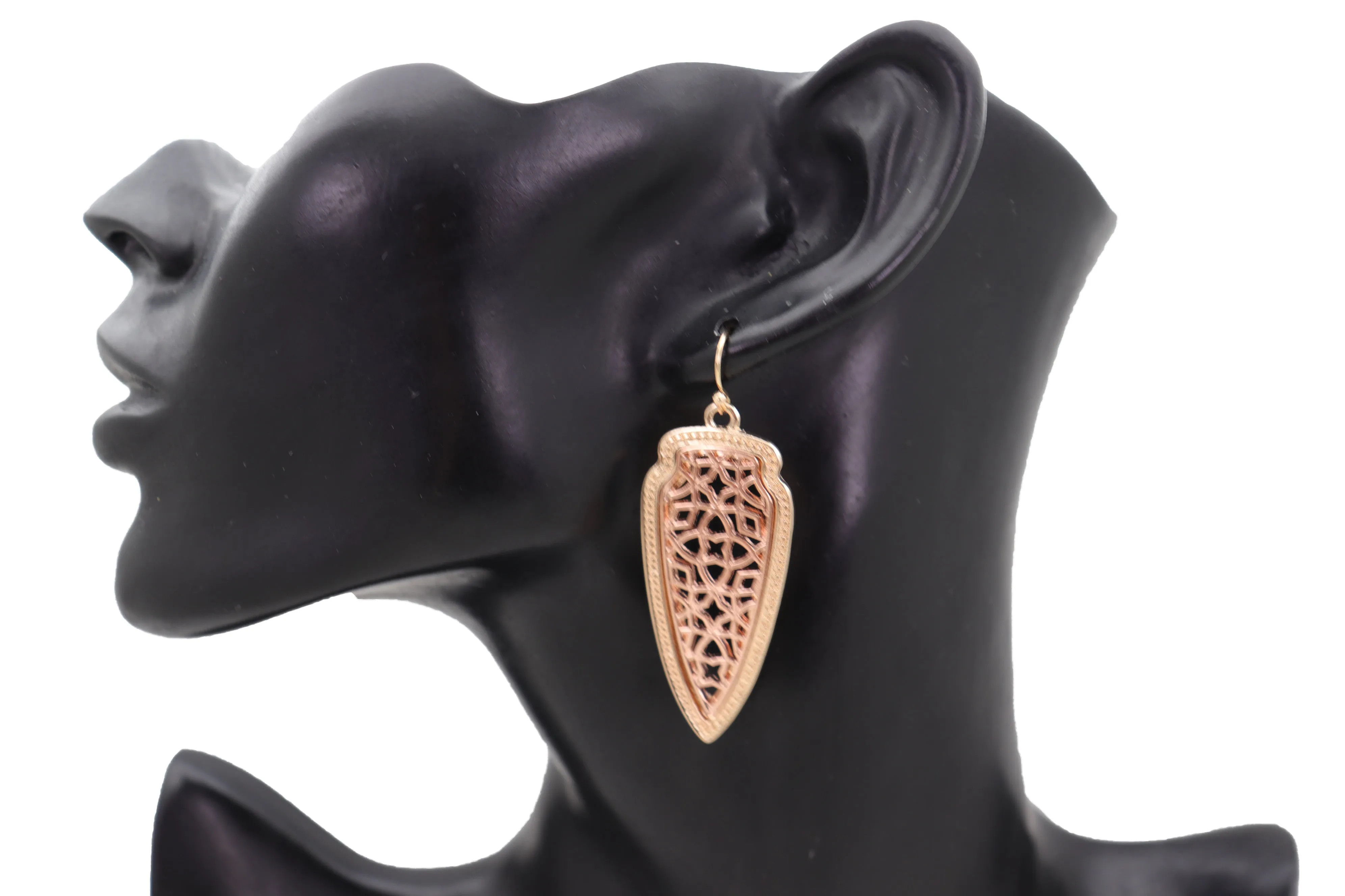 Filagree Arrowhead Dangle Earrings