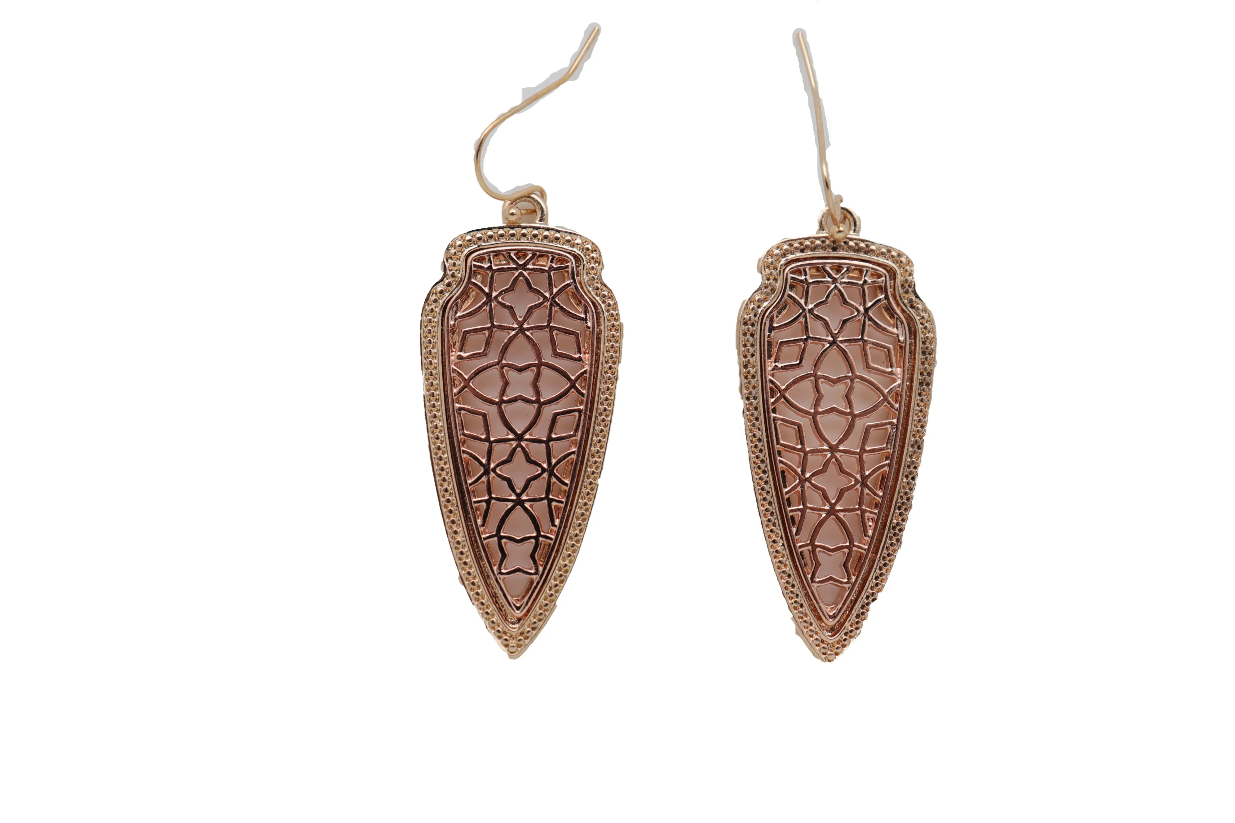 Filagree Arrowhead Dangle Earrings