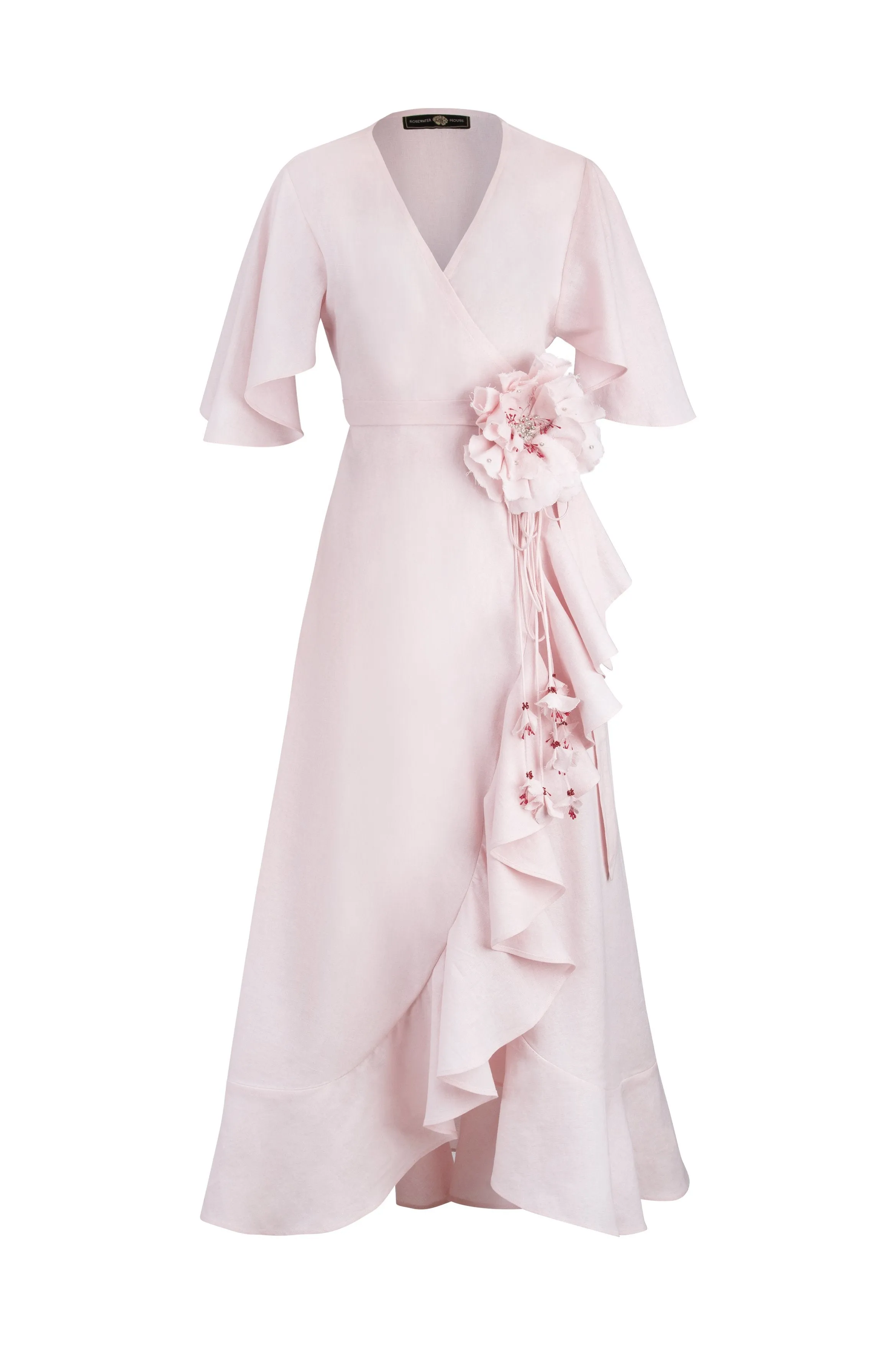 Gol Wrap Dress - Pink