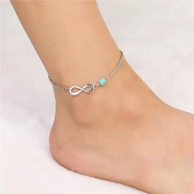 Gold Silver Color Anklet Bracelet Jewelry