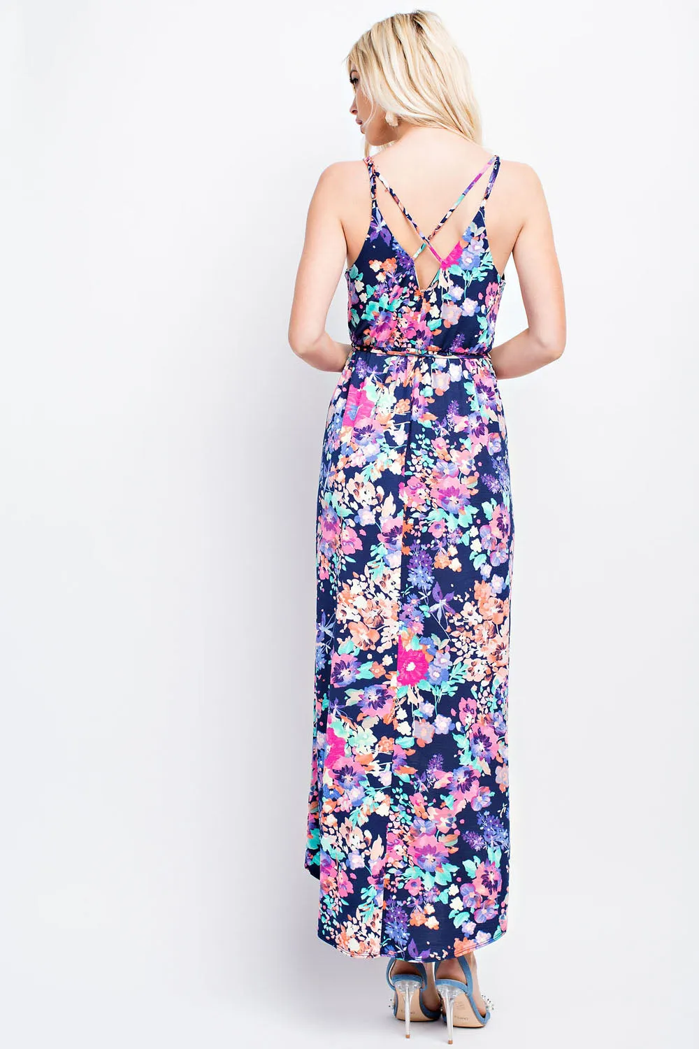 Gorgeous Floral Wrap Dress