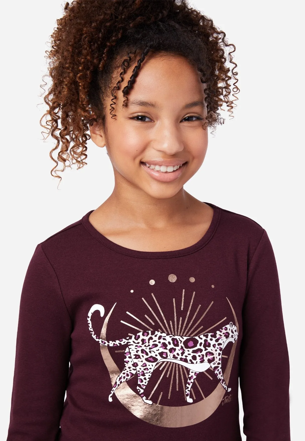Graphic Scoop Neck Tee