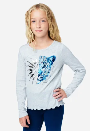 Graphic Scoop Neck Tee