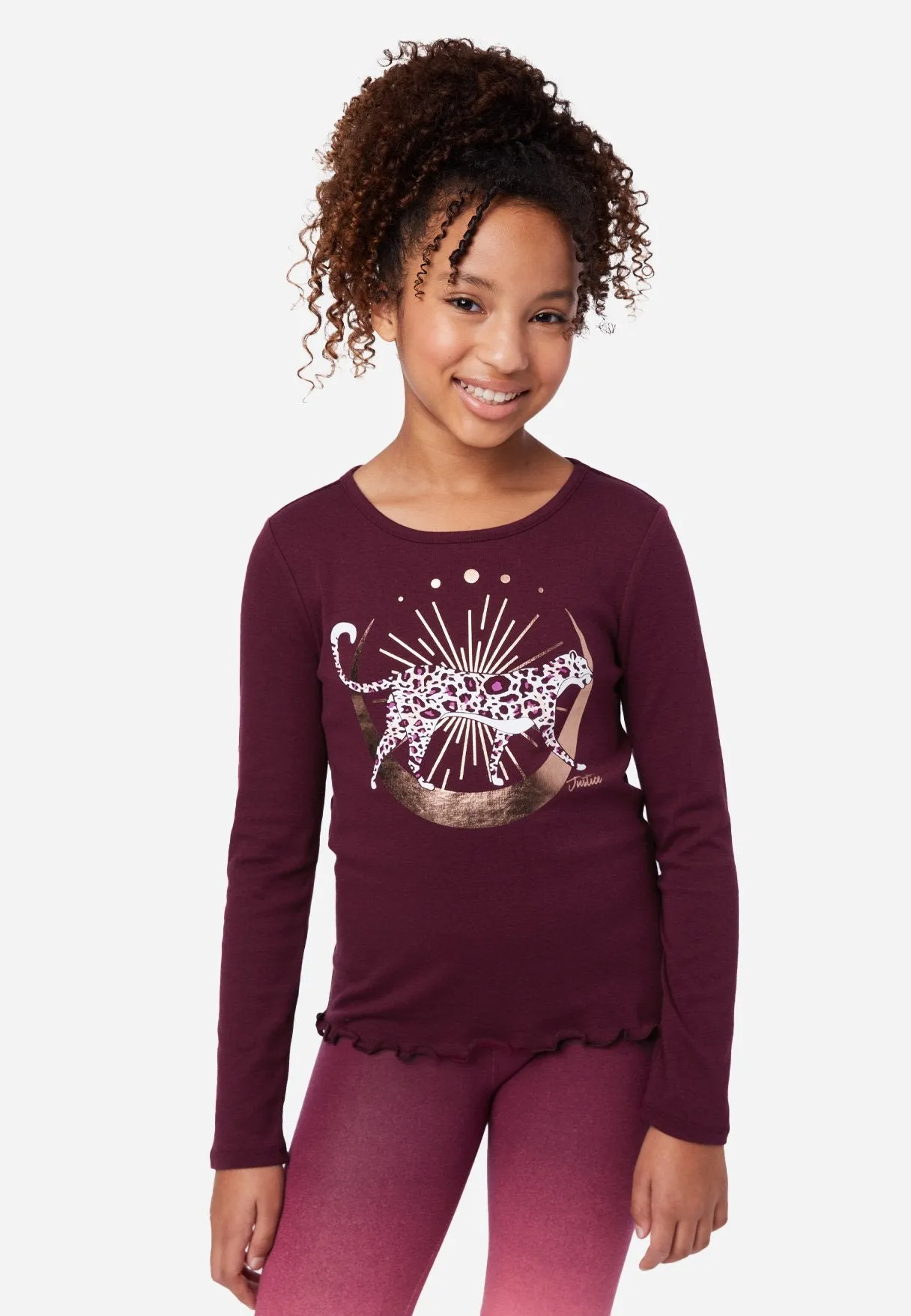 Graphic Scoop Neck Tee