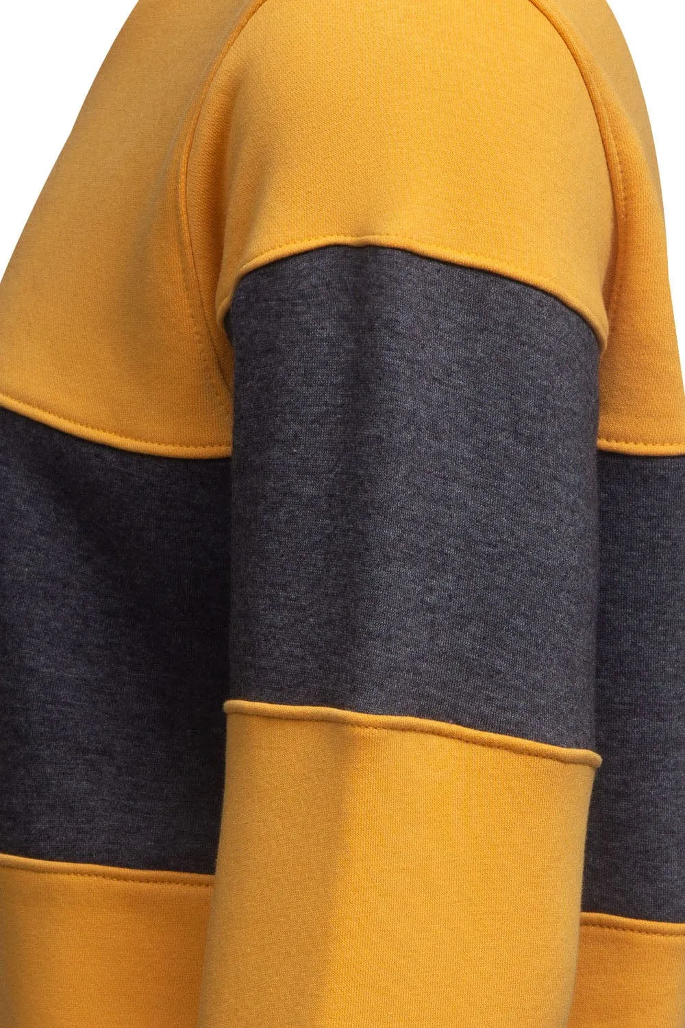 Graphic Sweat Shirt With Panel