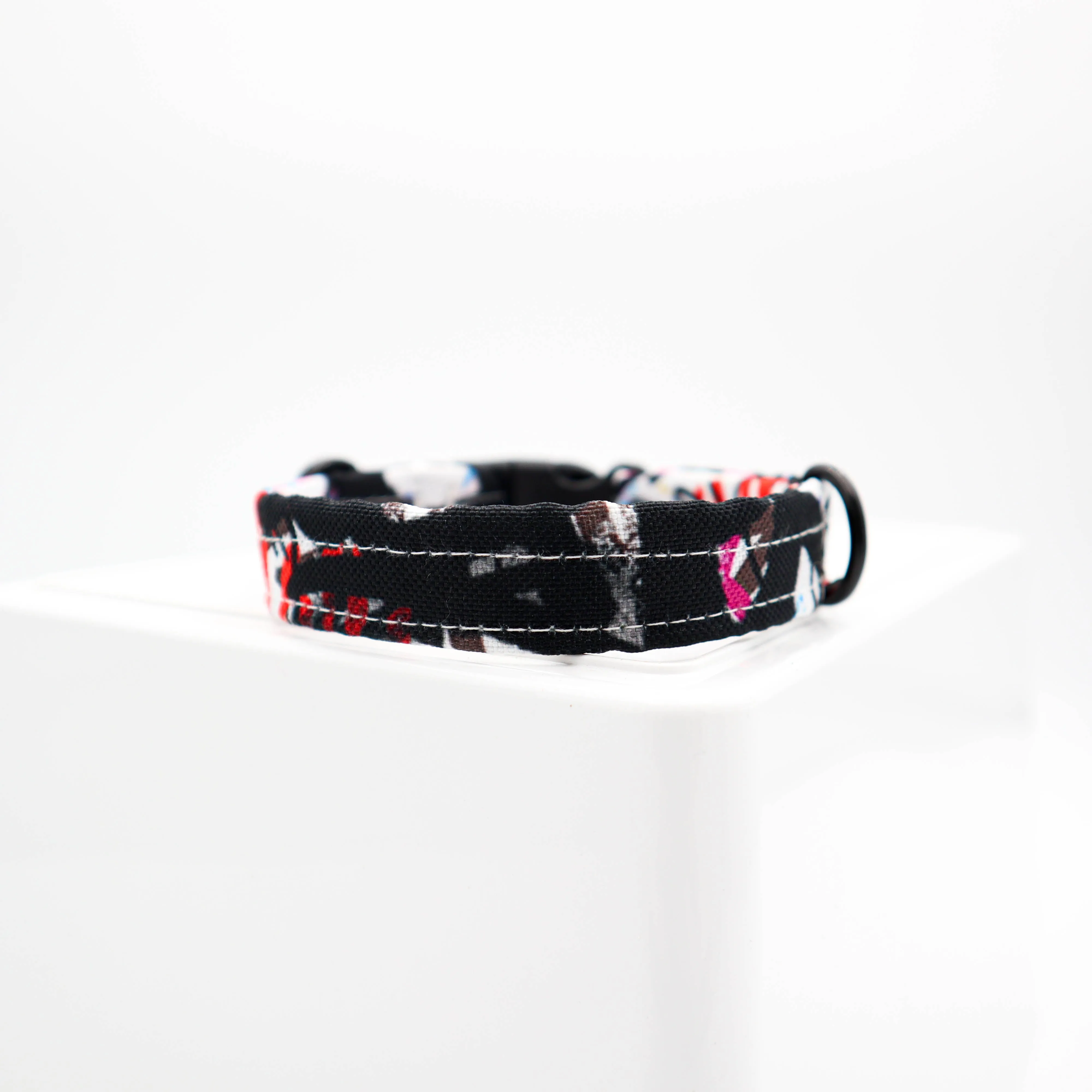 Handmade Dog Collar | Street art | Width: 15-20-25-30-40-50 mm