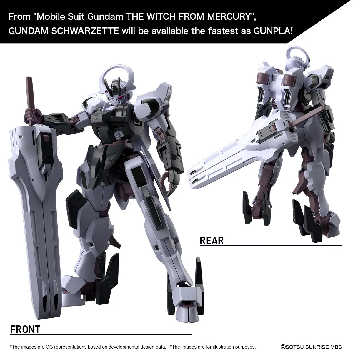 HGWFM 25 Gundam Schwarzette 1/144