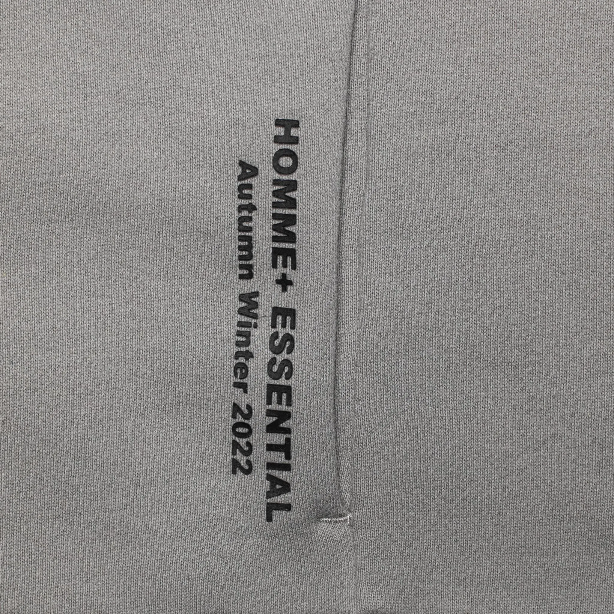 HOMME  Hooded Fleece Vest Cement