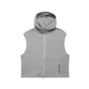 HOMME  Hooded Fleece Vest Cement