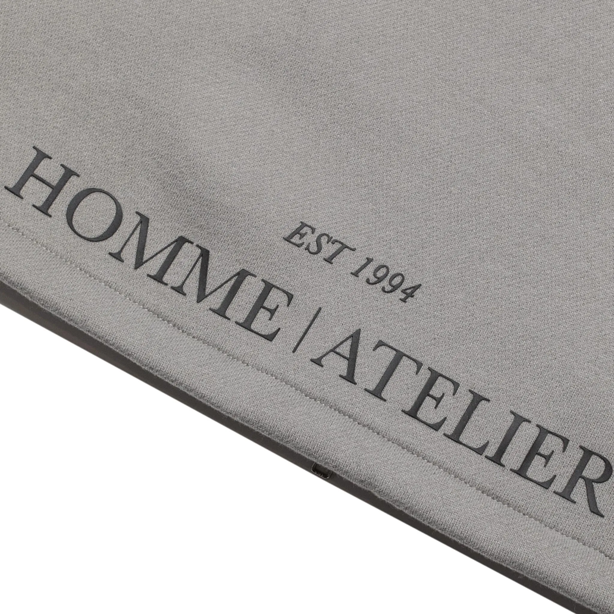 HOMME  Hooded Fleece Vest Cement
