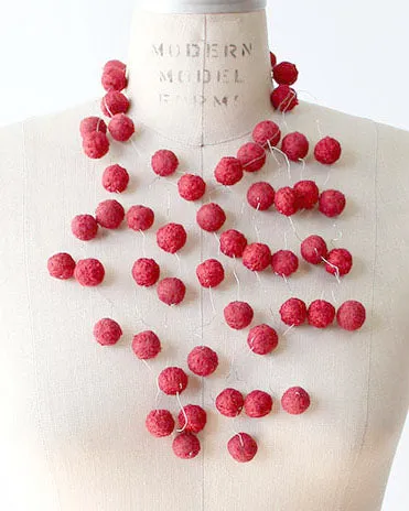 Juliet Recycled Textile Necklace