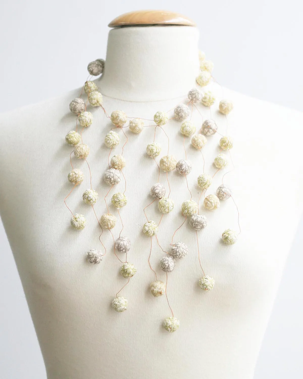 Juliet Recycled Textile Necklace