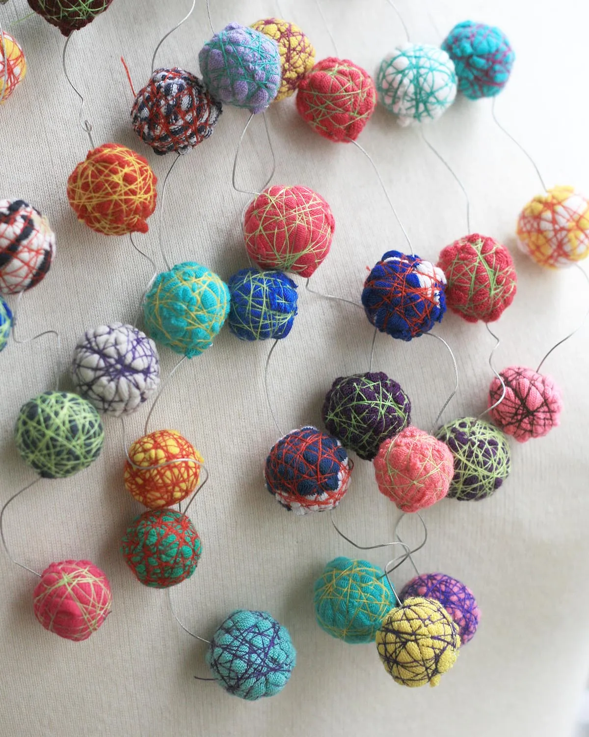 Juliet Recycled Textile Necklace