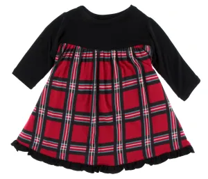 KicKee Pants Christmas Plaid 2019 Classic L/S Swing Dress