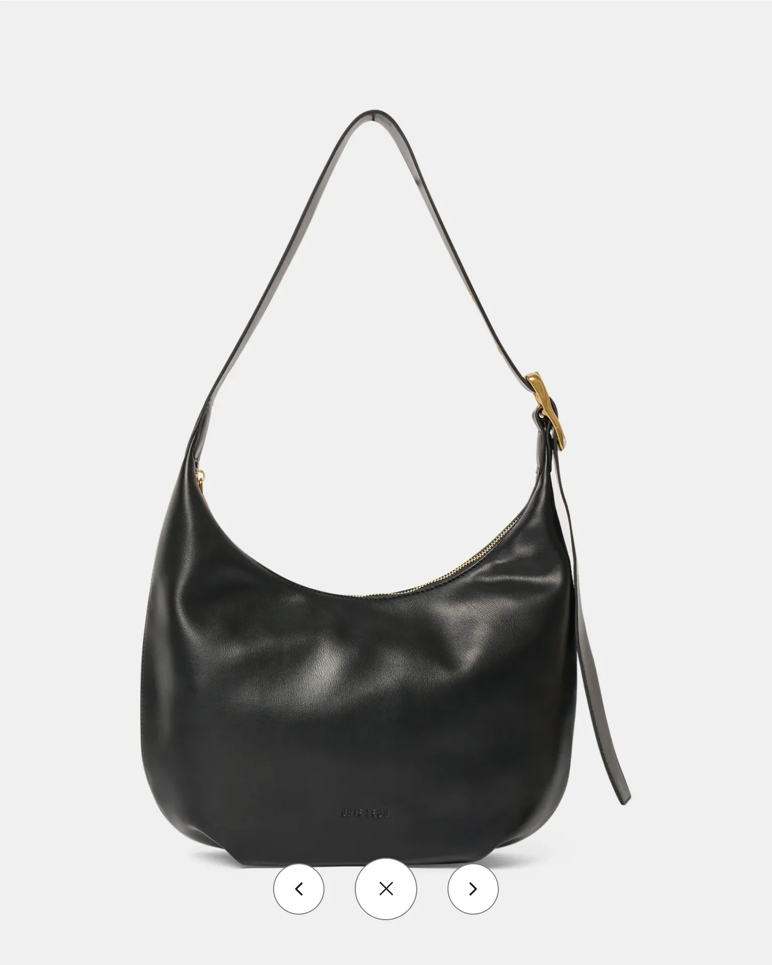 LARGE EVERYDAY CROISSANT BAG | BLACK