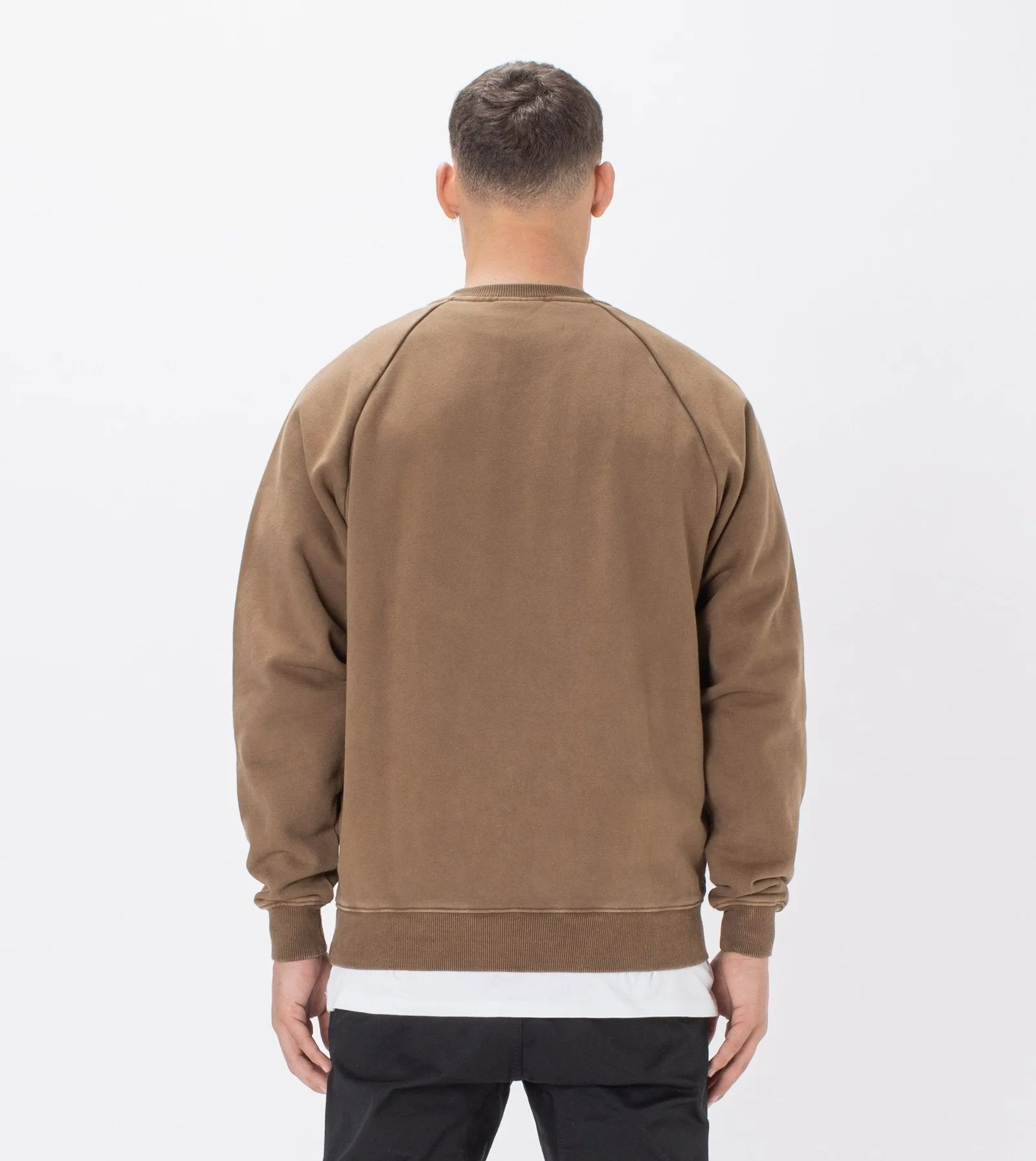LOWGO RAGLAN CREW SWEAT | GD BRONCO