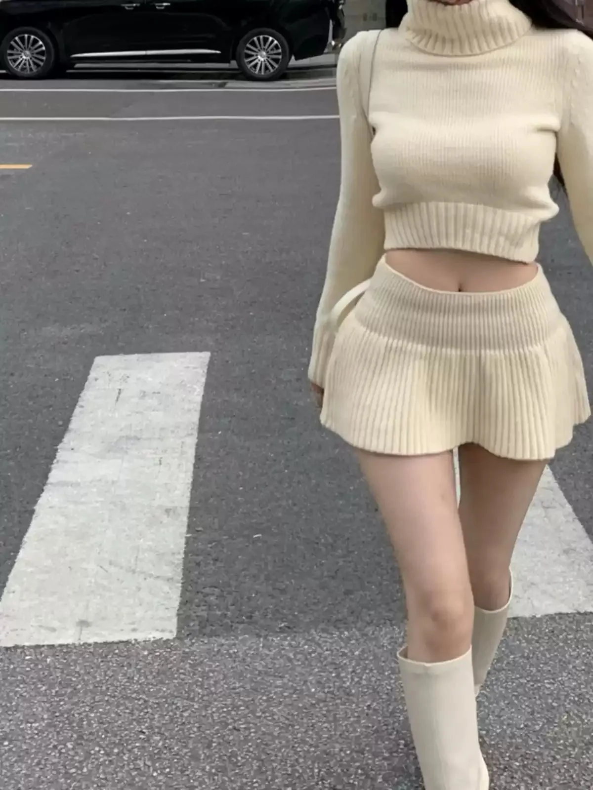 Lydia Knit Sweater & Skirt Set